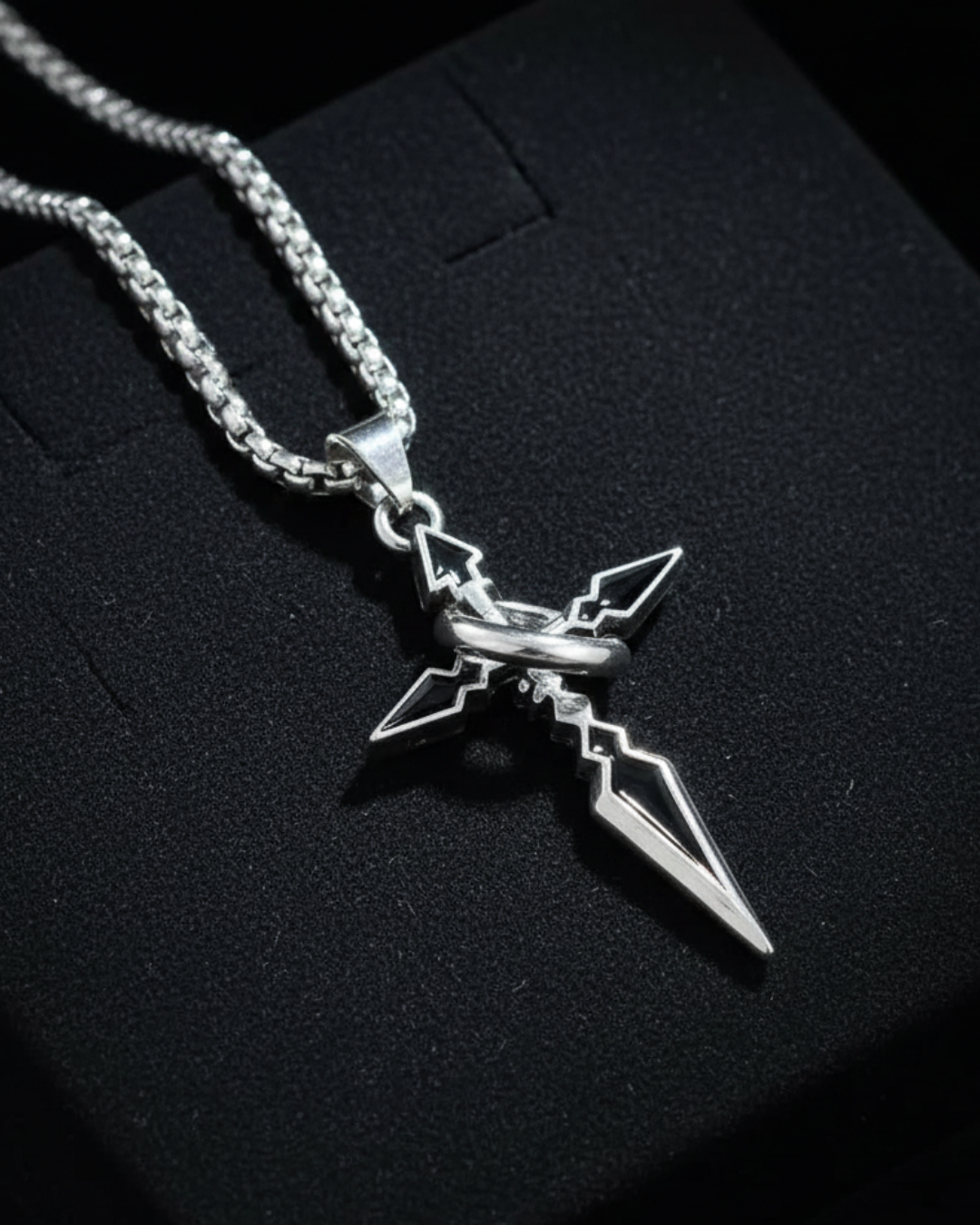 Four Corners Pendant with Chain