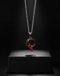 Blood Moon Pendant with Chain
