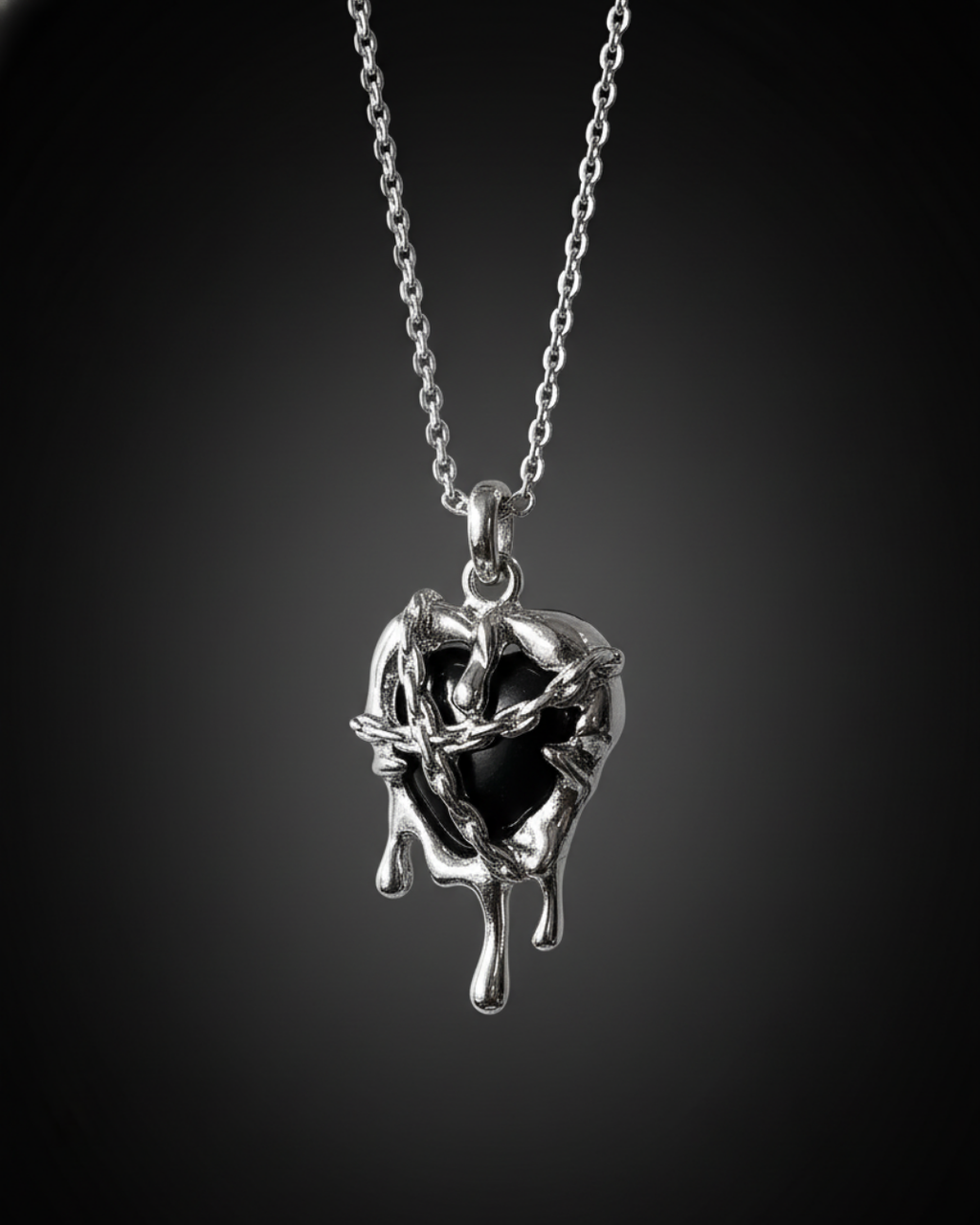 Slow Burn Pendant with Chain