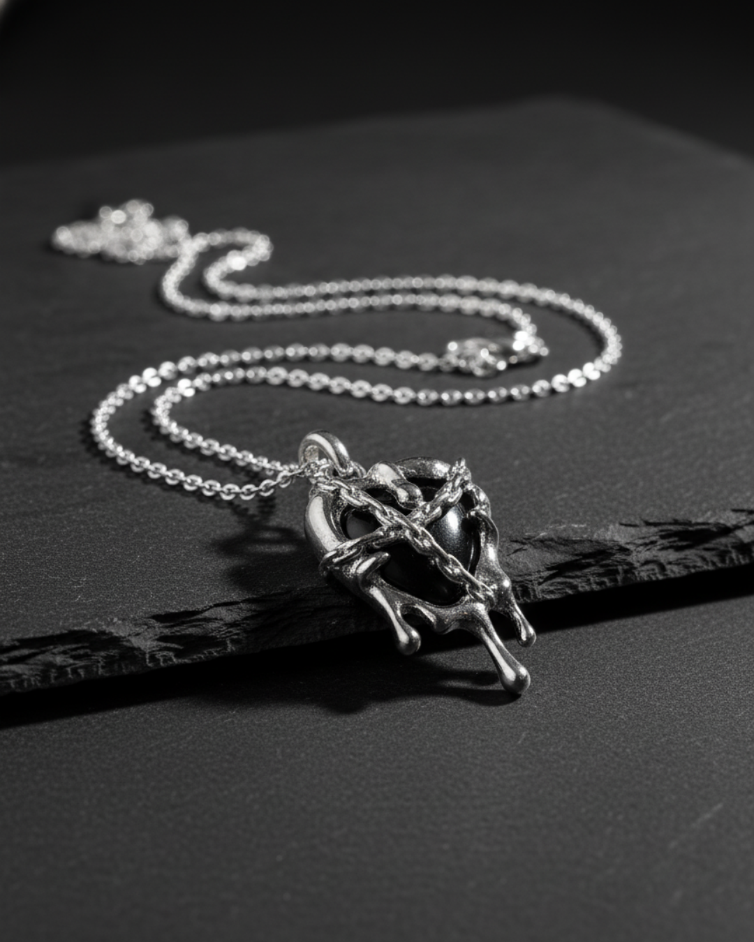 Slow Burn Pendant with Chain