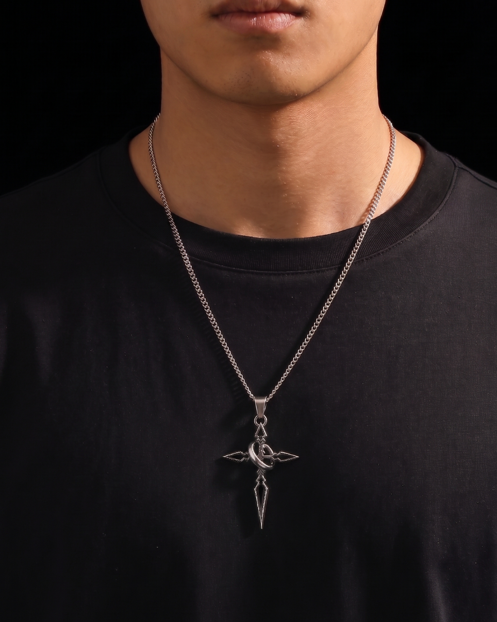 Four Corners Pendant with Chain