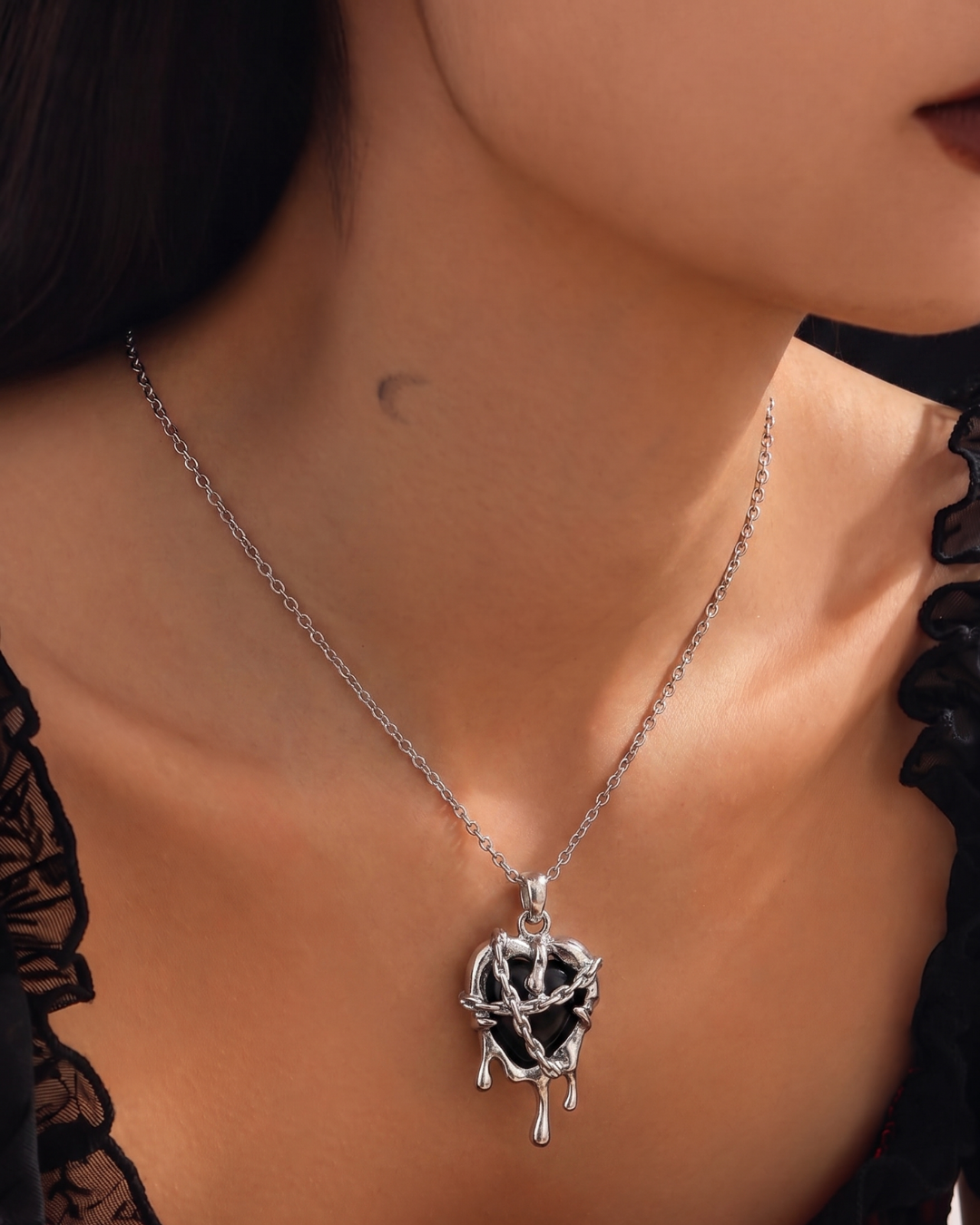 Slow Burn Pendant with Chain