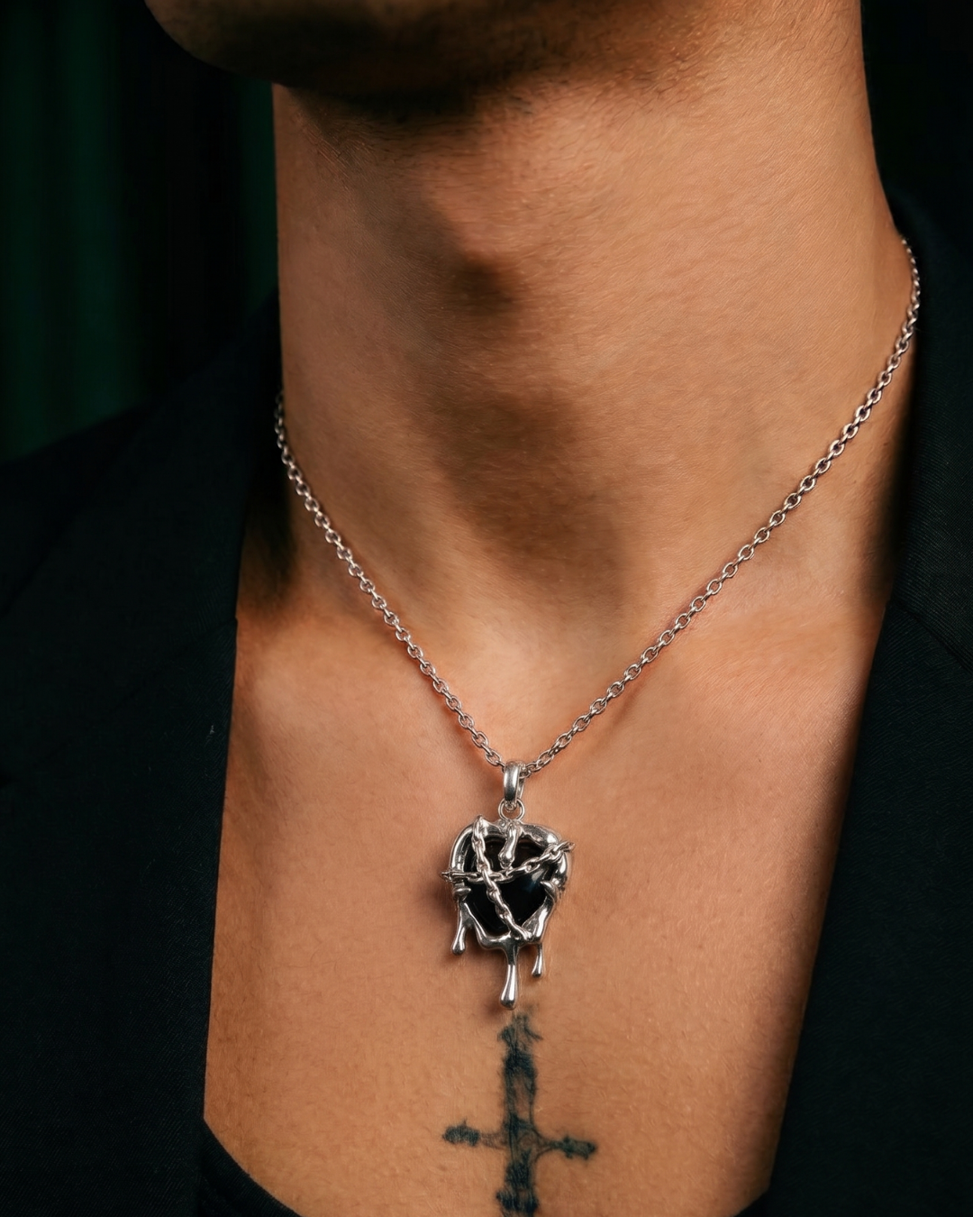 Slow Burn Pendant with Chain