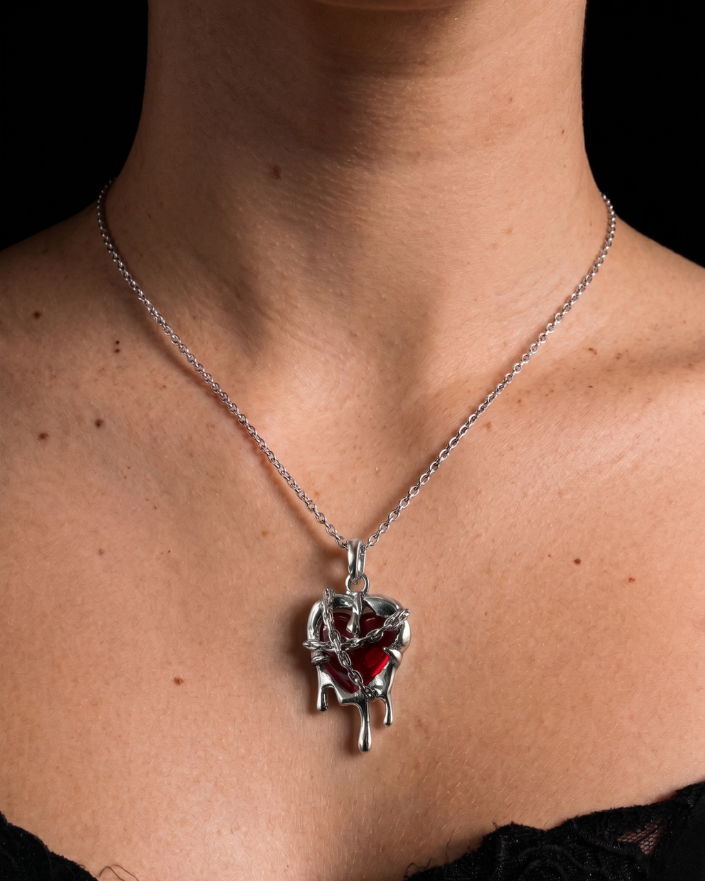 Blood Bound Pendant with Chain