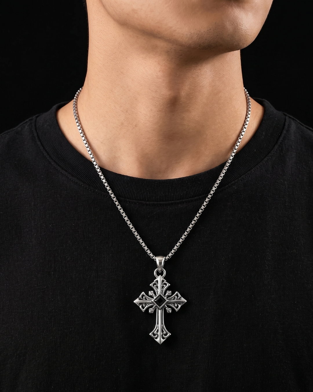 Dark Relic Pendant with Chain