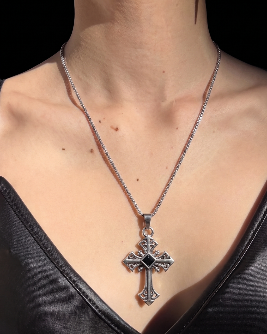 Dark Relic Pendant with Chain