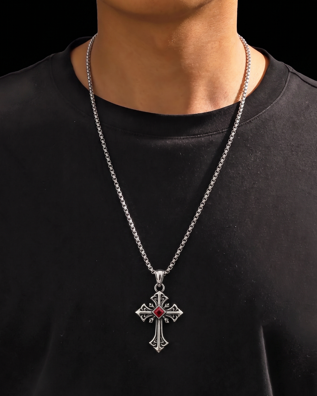 Scarlet Faith Pendant with Chain