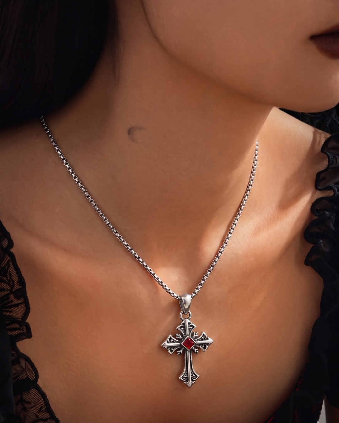 Scarlet Faith Pendant with Chain