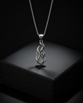 Ghost Flame Pendant with Chain